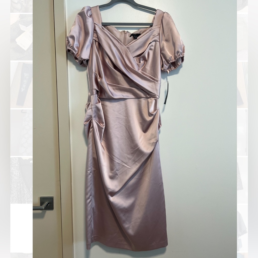 Maggy London Pink Midi Dress